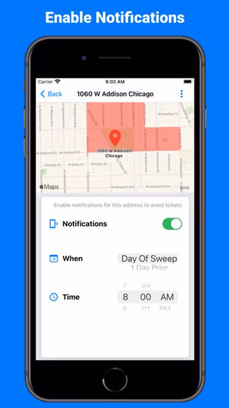 Chicago Sweep Tracker Screenshot 2 - AppWisp.com Chicago Sweep Tracker Screenshot 2 - AppWisp.com