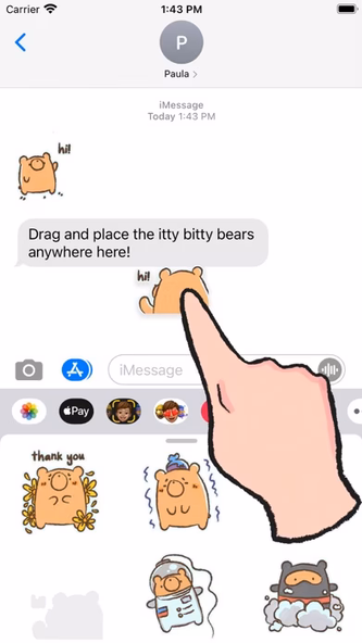 A BUNCHABEARS Stickers Screenshot 3 - AppWisp.com A BUNCHABEARS Stickers Screenshot 3 - AppWisp.com