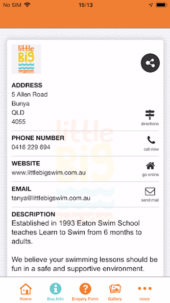 Little Big Swim App Screenshot 2 - AppWisp.com Little Big Swim App Screenshot 2 - AppWisp.com