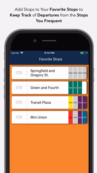 UIUC Bus Screenshot 3 - AppWisp.com UIUC Bus Screenshot 3 - AppWisp.com