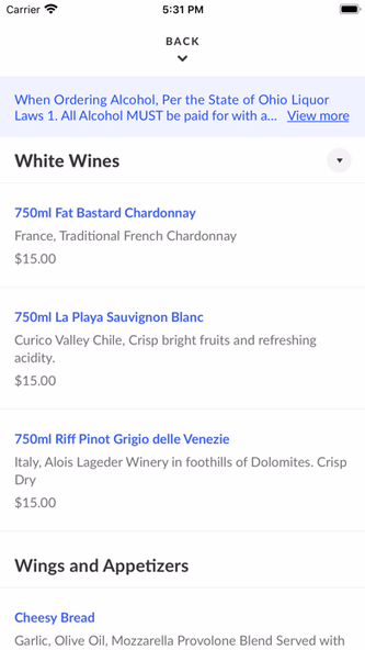Bub's Stone-Fired Pizza Bar Screenshot 3 - AppWisp.com Bub's Stone-Fired Pizza Bar Screenshot 3 - AppWisp.com