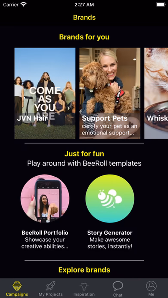 BeeRoll: Video Creator Screenshot 1 - AppWisp.com BeeRoll: Video Creator Screenshot 1 - AppWisp.com