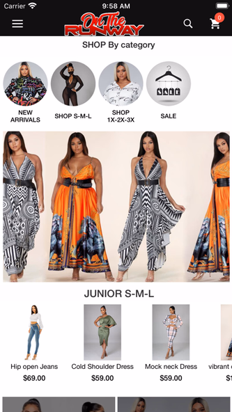 On the Runway Boutique Screenshot 1 - AppWisp.com On the Runway Boutique Screenshot 1 - AppWisp.com