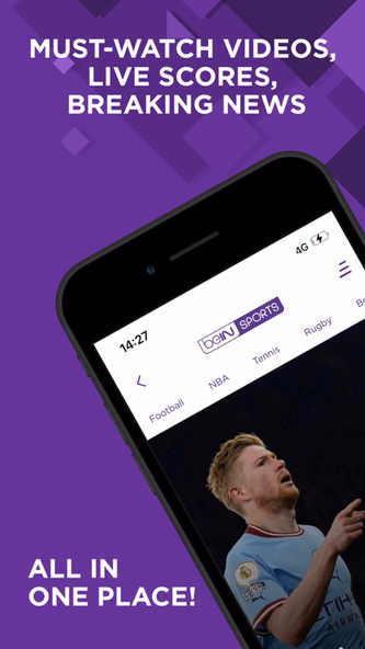 beIN SPORTS Screenshot 1 - AppWisp.com beIN SPORTS Screenshot 1 - AppWisp.com