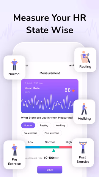 Heart Rate Monitor Screenshot 3 - AppWisp.com Heart Rate Monitor Screenshot 3 - AppWisp.com