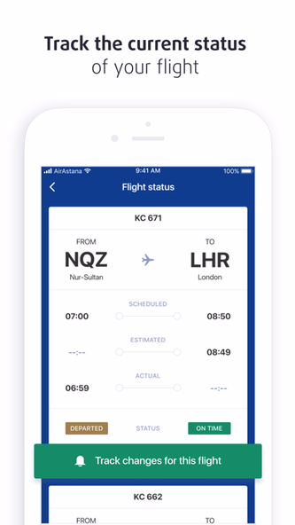 Air Astana Screenshot 2 - AppWisp.com Air Astana Screenshot 2 - AppWisp.com