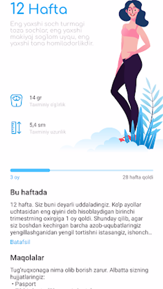 Homiladorlik davri Screenshot 1 - AppWisp.com Homiladorlik davri Screenshot 1 - AppWisp.com