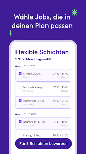 Zenjob - Flexible Nebenjobs Screenshot 4 - AppWisp.com Zenjob - Flexible Nebenjobs Screenshot 4 - AppWisp.com