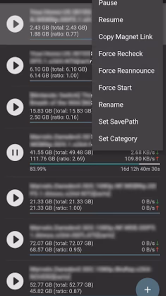 qBittorrent Remote Lite Screenshot 3 - AppWisp.com qBittorrent Remote Lite Screenshot 3 - AppWisp.com