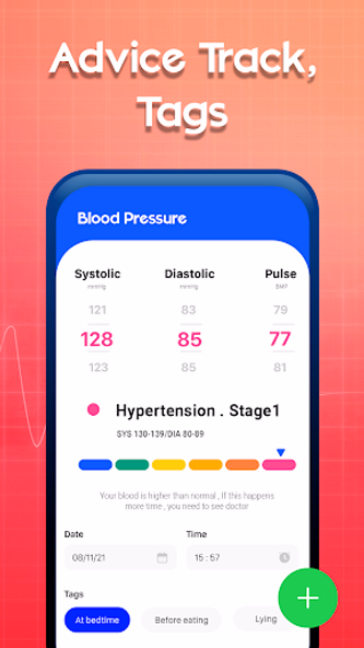 Blood Pressure: BP Tracker Screenshot 2 - AppWisp.com Blood Pressure: BP Tracker Screenshot 2 - AppWisp.com