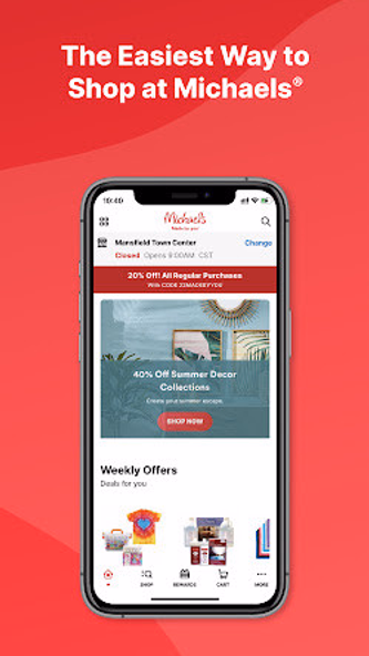 Michaels Stores Screenshot 1 - AppWisp.com Michaels Stores Screenshot 1 - AppWisp.com