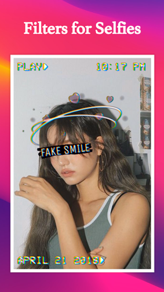 Filters for selfies Screenshot 1 - AppWisp.com Filters for selfies Screenshot 1 - AppWisp.com