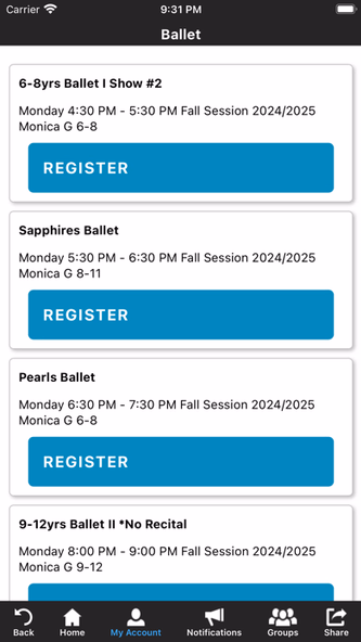 Encore Dance Theatre Screenshot 4 - AppWisp.com Encore Dance Theatre Screenshot 4 - AppWisp.com