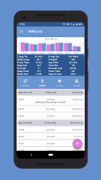 Baby Log (Stash, Nurse, Growth Screenshot 1 - AppWisp.com Baby Log (Stash, Nurse, Growth Screenshot 1 - AppWisp.com