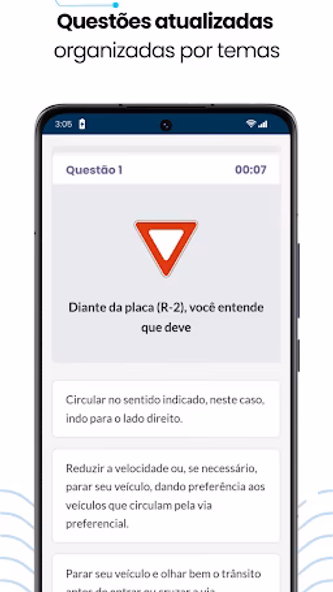 Simulado de Habilitação Screenshot 2 - AppWisp.com Simulado de Habilitação Screenshot 2 - AppWisp.com