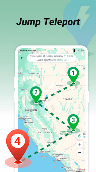 FlashGo: Fake GPS Location Screenshot 3 - AppWisp.com FlashGo: Fake GPS Location Screenshot 3 - AppWisp.com