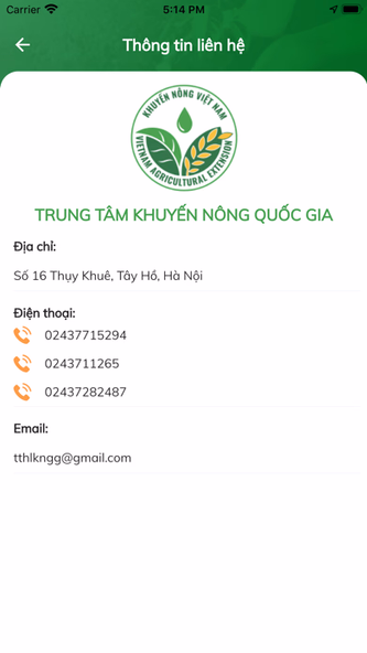 Khuyến nông xanh Screenshot 3 - AppWisp.com Khuyến nông xanh Screenshot 3 - AppWisp.com