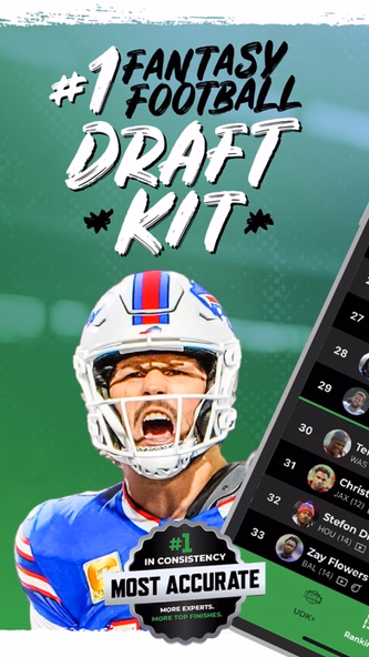 Fantasy Football Draft Kit UDK Screenshot 1 - AppWisp.com Fantasy Football Draft Kit UDK Screenshot 1 - AppWisp.com