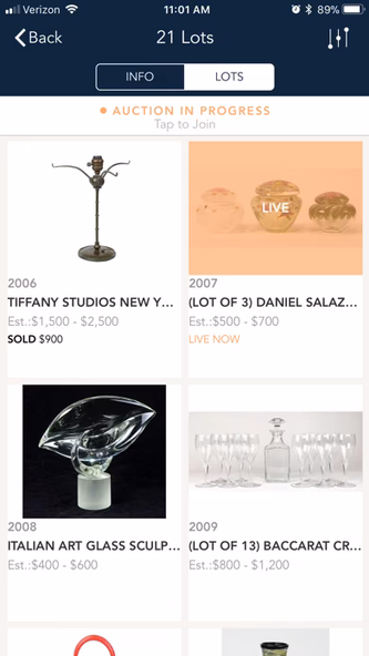 Clars Auction Gallery Screenshot 1 - AppWisp.com Clars Auction Gallery Screenshot 1 - AppWisp.com