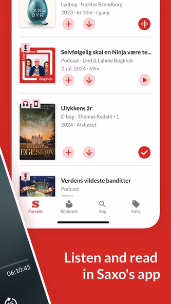 Saxo: Audiobooks & E-books Screenshot 3 - AppWisp.com Saxo: Audiobooks & E-books Screenshot 3 - AppWisp.com