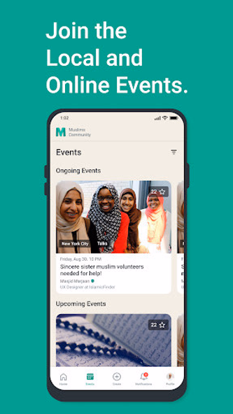 Muslims: Events & Discussions Screenshot 3 - AppWisp.com Muslims: Events & Discussions Screenshot 3 - AppWisp.com