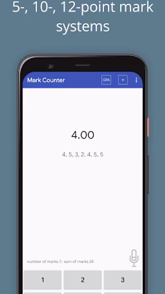 Mark Counter - Average mark Screenshot 2 - AppWisp.com Mark Counter - Average mark Screenshot 2 - AppWisp.com