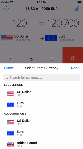 My Currency Converter & Rates Screenshot 4 - AppWisp.com My Currency Converter & Rates Screenshot 4 - AppWisp.com