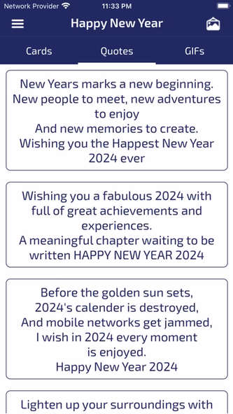 New Year Wishes & Cards Screenshot 4 - AppWisp.com New Year Wishes & Cards Screenshot 4 - AppWisp.com