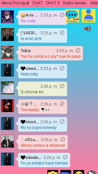 Chat otaku Screenshot 2 - AppWisp.com Chat otaku Screenshot 2 - AppWisp.com