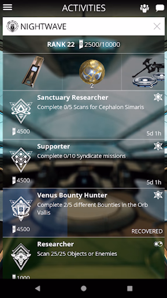 Warframe Companion Screenshot 2 - AppWisp.com