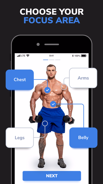 Workouts For Men: Gym & Home Screenshot 4 - AppWisp.com Workouts For Men: Gym & Home Screenshot 4 - AppWisp.com