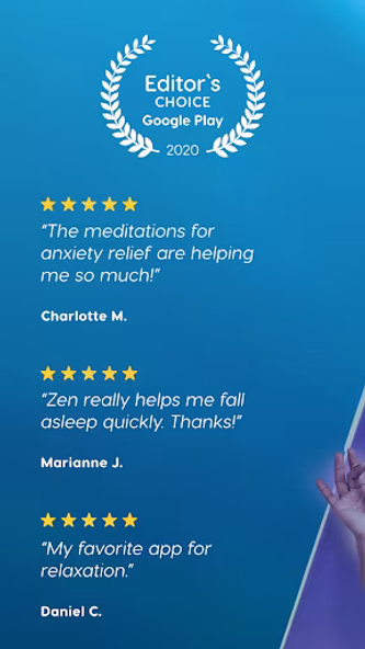 Zen: Relax, Meditate & Sleep Screenshot 1 - AppWisp.com Zen: Relax, Meditate & Sleep Screenshot 1 - AppWisp.com