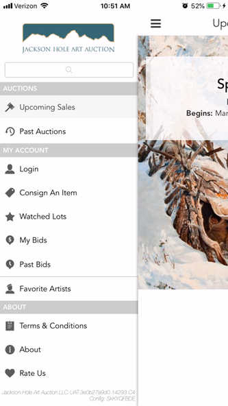 Jackson Hole Art Auction Screenshot 4 - AppWisp.com Jackson Hole Art Auction Screenshot 4 - AppWisp.com