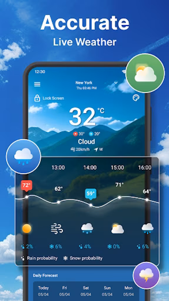 Weather forecast Screenshot 1 - AppWisp.com Weather forecast Screenshot 1 - AppWisp.com