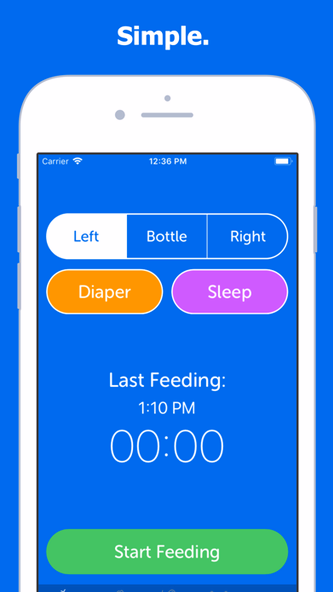 Baby Feeding Log Screenshot 1 - AppWisp.com Baby Feeding Log Screenshot 1 - AppWisp.com