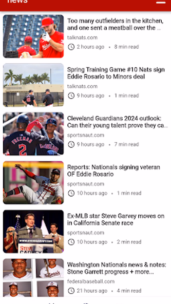 Washington Baseball Screenshot 1 - AppWisp.com Washington Baseball Screenshot 1 - AppWisp.com