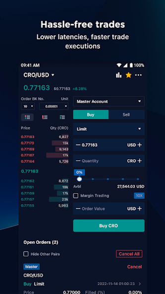 Crypto.com Exchange Screenshot 2 - AppWisp.com Crypto.com Exchange Screenshot 2 - AppWisp.com