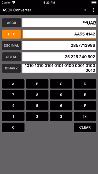 ASCII Converter Screenshot 1 - AppWisp.com ASCII Converter Screenshot 1 - AppWisp.com