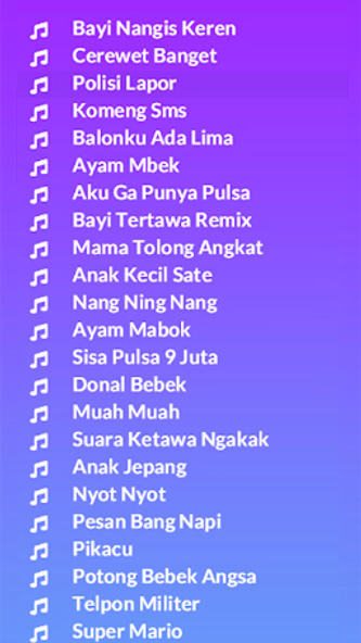 Kumpulan Ringtone Lucu Ngakak Screenshot 4 - AppWisp.com Kumpulan Ringtone Lucu Ngakak Screenshot 4 - AppWisp.com