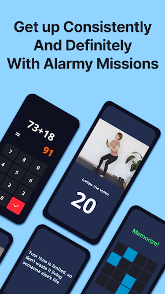 Alarmy - Alarm Clock & Sleep Screenshot 4 - AppWisp.com Alarmy - Alarm Clock & Sleep Screenshot 4 - AppWisp.com