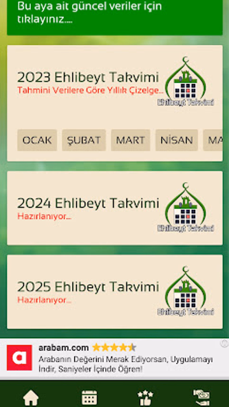 Ehlibeyt Takvimi Screenshot 2 - AppWisp.com Ehlibeyt Takvimi Screenshot 2 - AppWisp.com