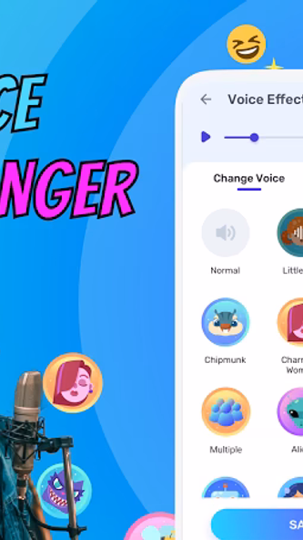 Voice Changer - Voice Effects Screenshot 1 - AppWisp.com Voice Changer - Voice Effects Screenshot 1 - AppWisp.com