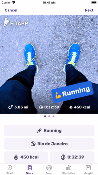 Running Tracker App – FITAPP Screenshot 3 - AppWisp.com Running Tracker App – FITAPP Screenshot 3 - AppWisp.com