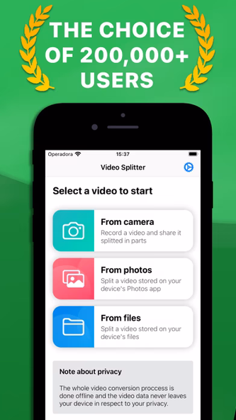 Video Splitter: Longer Stories Screenshot 4 - AppWisp.com Video Splitter: Longer Stories Screenshot 4 - AppWisp.com