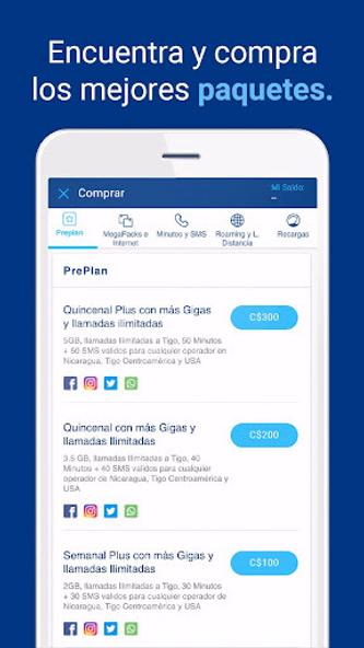 Mi Tigo Nicaragua Screenshot 3 - AppWisp.com Mi Tigo Nicaragua Screenshot 3 - AppWisp.com