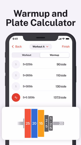 StrongLifts Weight Lifting Log Screenshot 4 - AppWisp.com