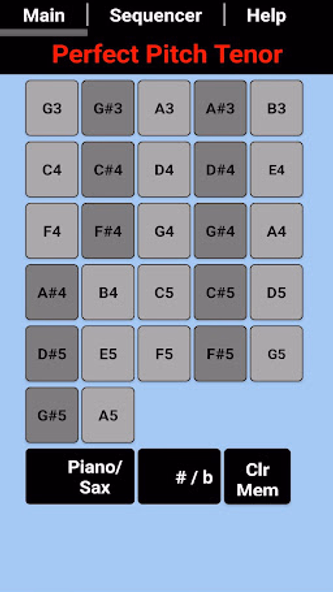 Perfect Pitch Tenor Screenshot 1 - AppWisp.com Perfect Pitch Tenor Screenshot 1 - AppWisp.com