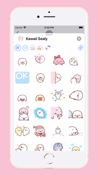 Kawaii Sealy Screenshot 1 - AppWisp.com Kawaii Sealy Screenshot 1 - AppWisp.com
