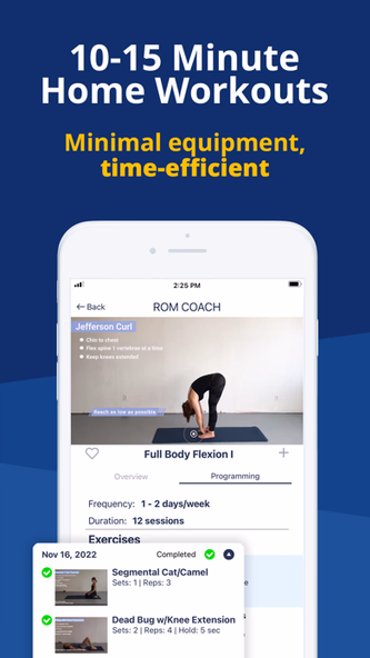 ROM Coach (Mobility Workouts) Screenshot 3 - AppWisp.com ROM Coach (Mobility Workouts) Screenshot 3 - AppWisp.com