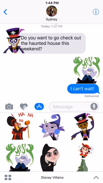 Disney Stickers: Villains Screenshot 2 - AppWisp.com Disney Stickers: Villains Screenshot 2 - AppWisp.com